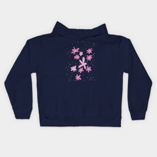 Pink daisies Kids Hoodie